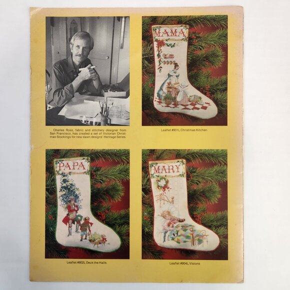 Charles Ross Victorian Christmas Stocking All Hung Cross-Stitch Pattern "John" - Picture 6 of 6